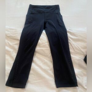 Lululemon black, crop leggings